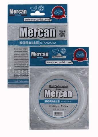 Mercan Standart Kalite BEYAZ 100 m Poşet Misina(1 Adet)