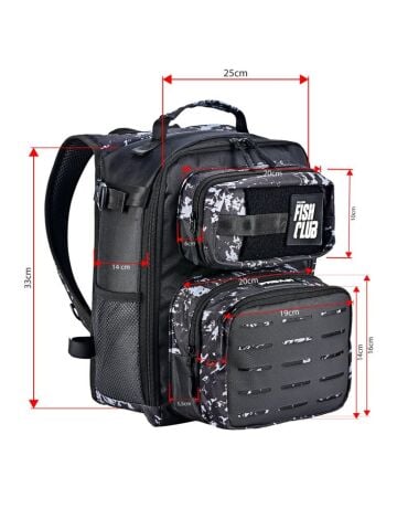 Fujin ProAji Back Pack Brown Camo Balıkçı Sırt Çantası