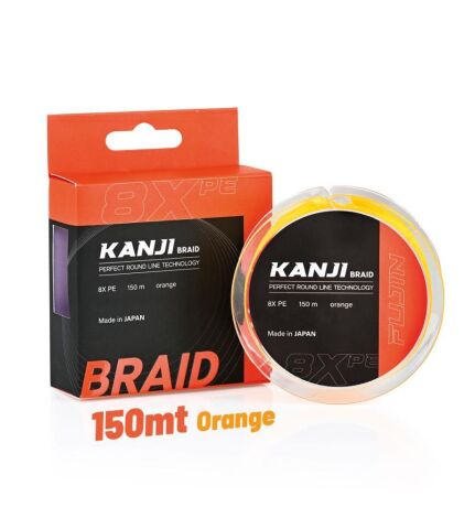 Fujin Kanji 8X 150MT  0.128mm Orange İp Misina