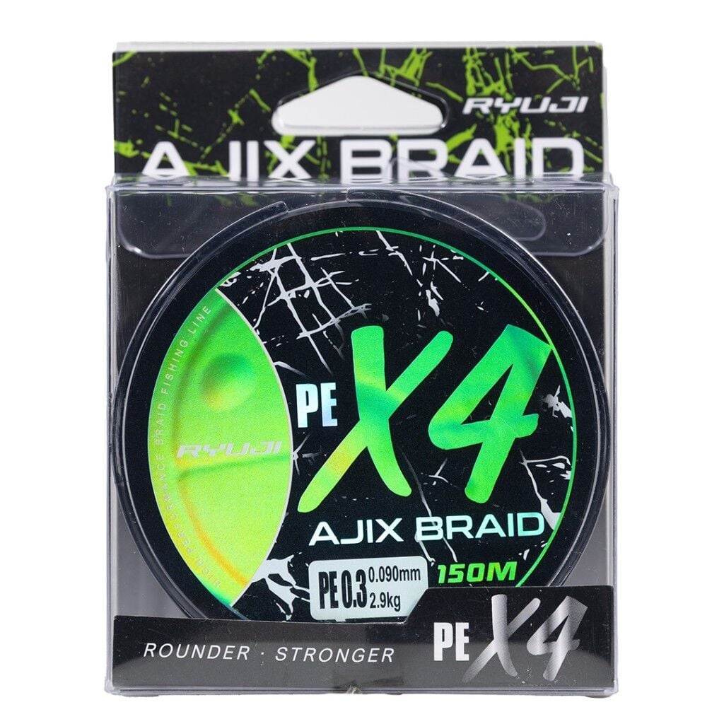 Ryuji Ajix Braid 4X Beyaz 150mt İp Misina 0.1Pe (0.05mm)|Ryuji