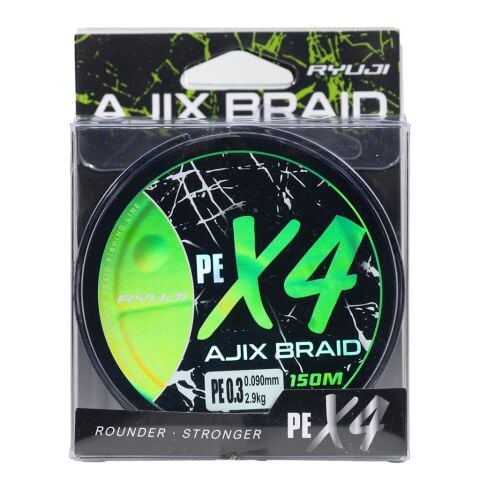 Ryuji Ajix Braid 4X  Beyaz 150mt İp Misina