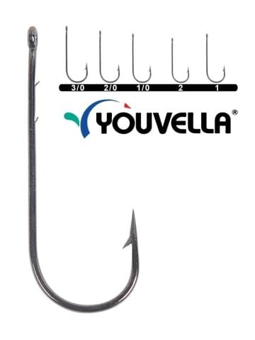Youvella 1280 1D No: 1 Black Nikel İğne 10lu Paket