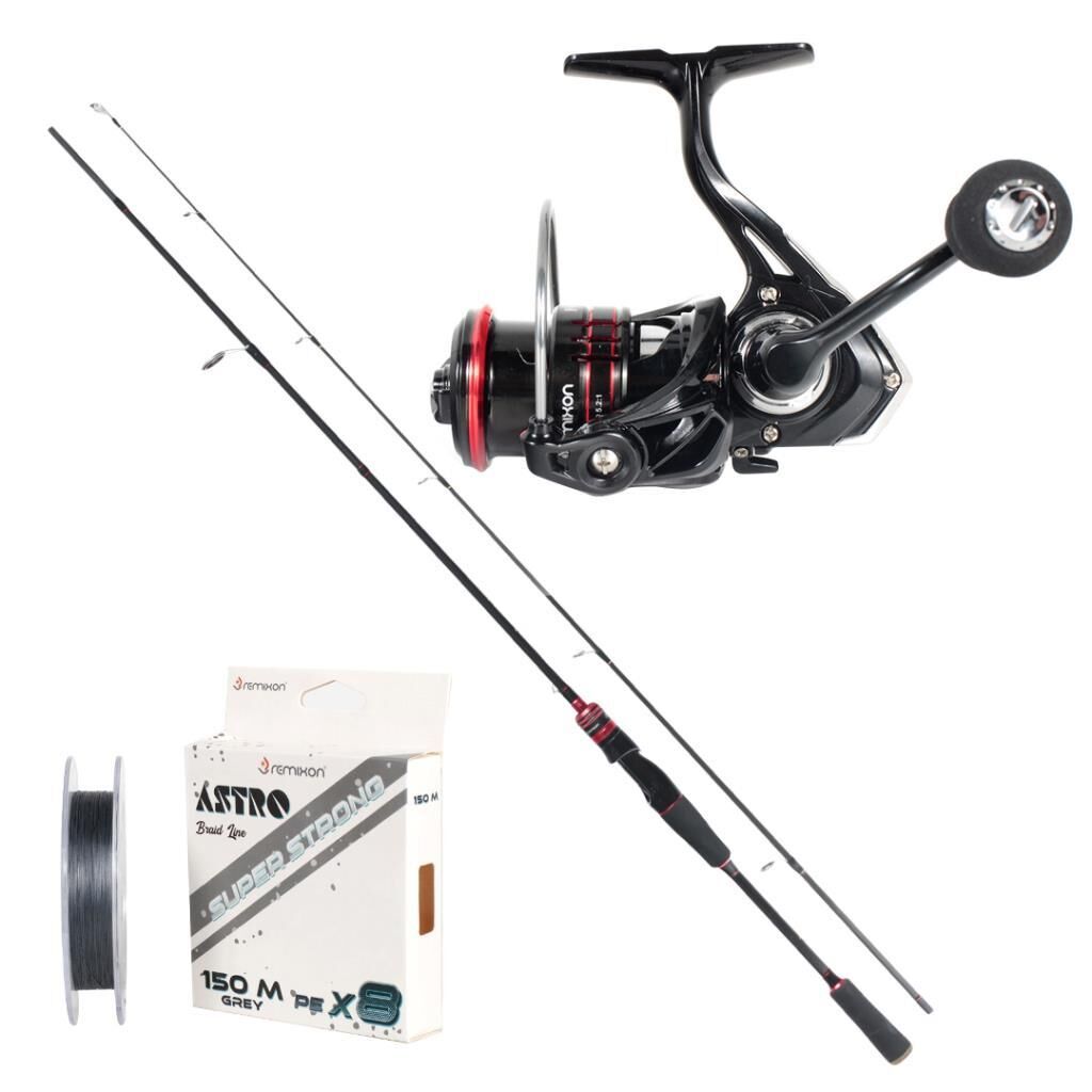 Remixon Focus RD 230cm 3-25gr  Kamış +RD2000S 5+1 Bilya  Makina Lıght Spin Set