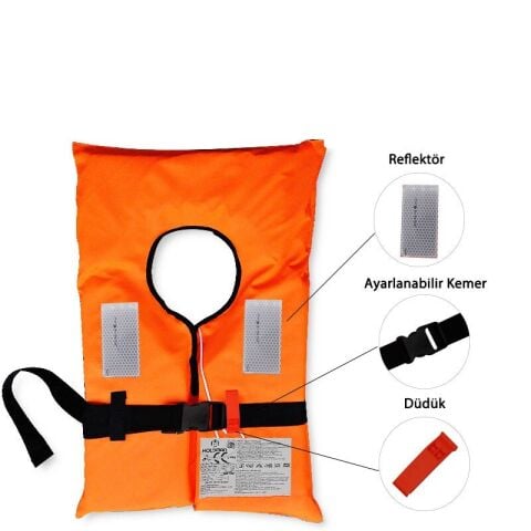 Holdman 100 N CE Sertifikalı Yetişkin Can Yeleği