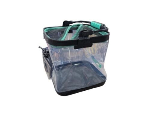 Şeffaf Katlanır KOVA - 12 LT Balıkçı Kovası ( Büyük Boy )