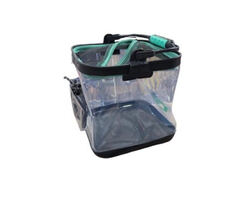 Şeffaf Katlanır KOVA - 12 LT Balıkçı Kovası ( Büyük Boy )