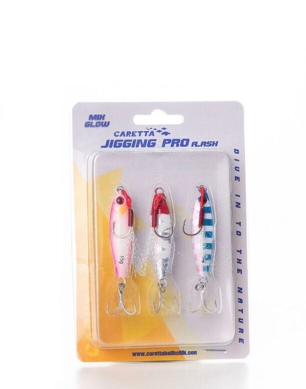 Caretta Jiggin Pro Mix glow 3 Lü set