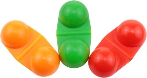 Yayın Balığı Ses Çıngırağı - Rattle Boncuk (5'li Paket)