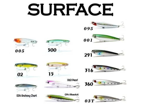 Fujin Surface Minnow Sf-90Sw 9cm 12.3gr