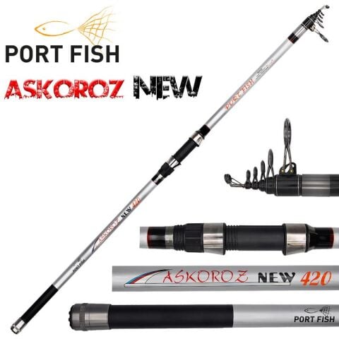 Portfish Askoroz New Surf Carbon Kamışı 420cm  100-250 gr