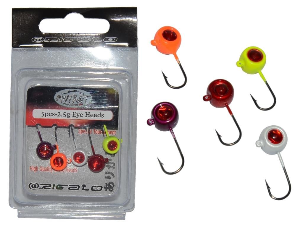 Mutant Renkli Gözlü Jighead 5 pcs