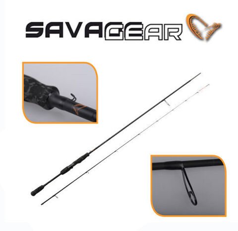 Savage Gear Black Dropshot 223 Cm 2-12 Gr 2 Parça Spin Kamış