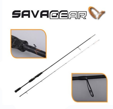 Savage Gear Black Dropshot 223 Cm 2-12 Gr 2 Parça Spin Kamış