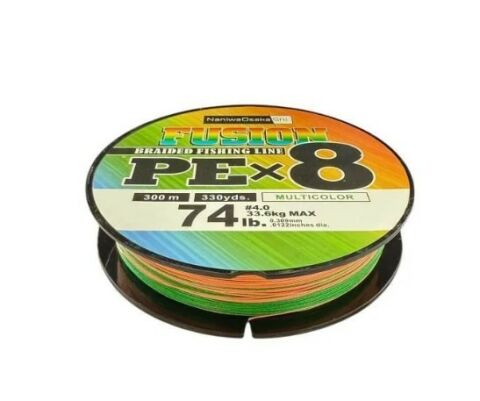 NaniwaOsakaShi Fusion 8X 300 mt Multicolor 0.242mm / 25.6 kg İp Misina
