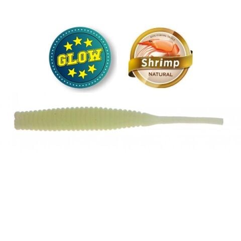 Japanese Kaiyo 5cm Silikon LRF Suni Yem Karides Aromalı Fosforlu