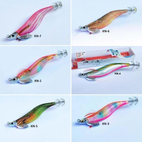 Kardez Glow 25 gr Squid Jig Fosforlu Kalamar Zokası