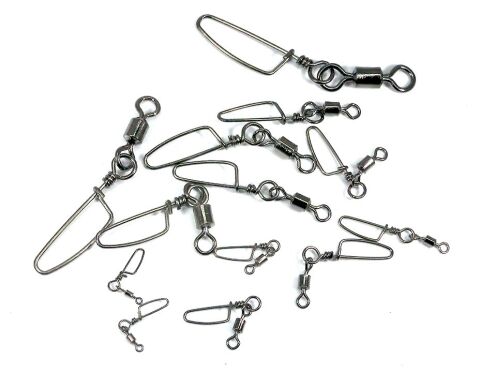 Fujin J Rolling Snap Bilyalı Kilitli Klips Black Nickel