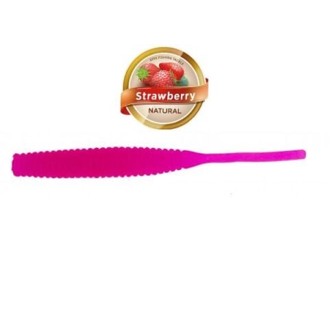 Japanese Kaiyo  5cm Pembe Silikon LRF Suni Yem Çilek Aromalı