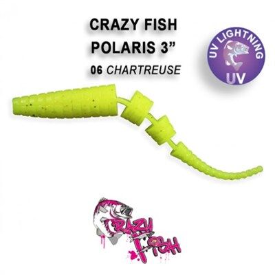 Crazy Fish Polaris 68 mm Aromalı Silikon Yem