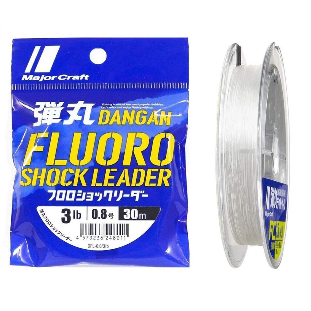 Major Craft Dangan FC Shock Leader DFL PE 0.8 0.15mm 3Lb/1.4kg 30mt