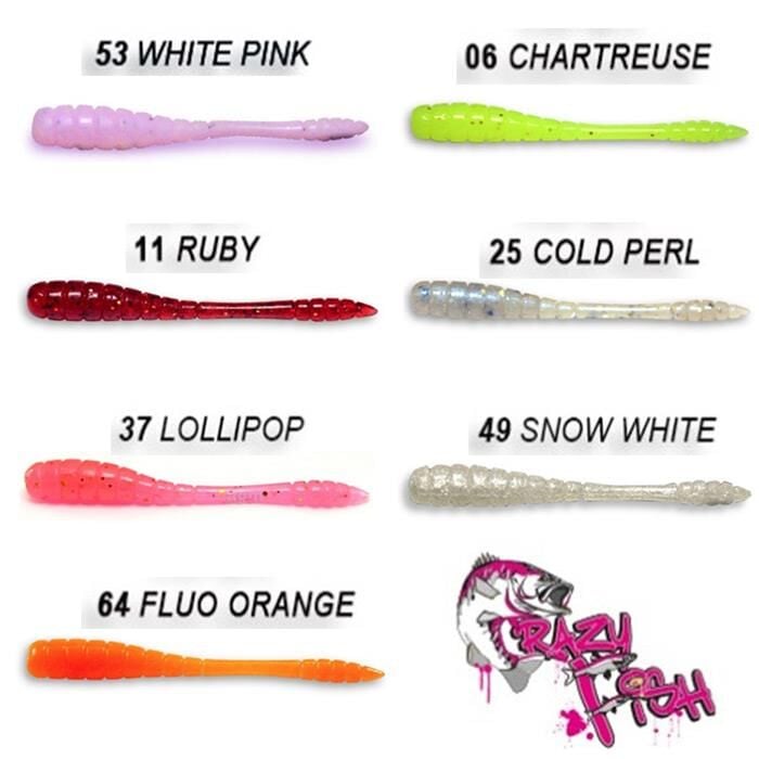 Crazy Fish Tipsy 5cm Karides Kokulu Silikon Yem