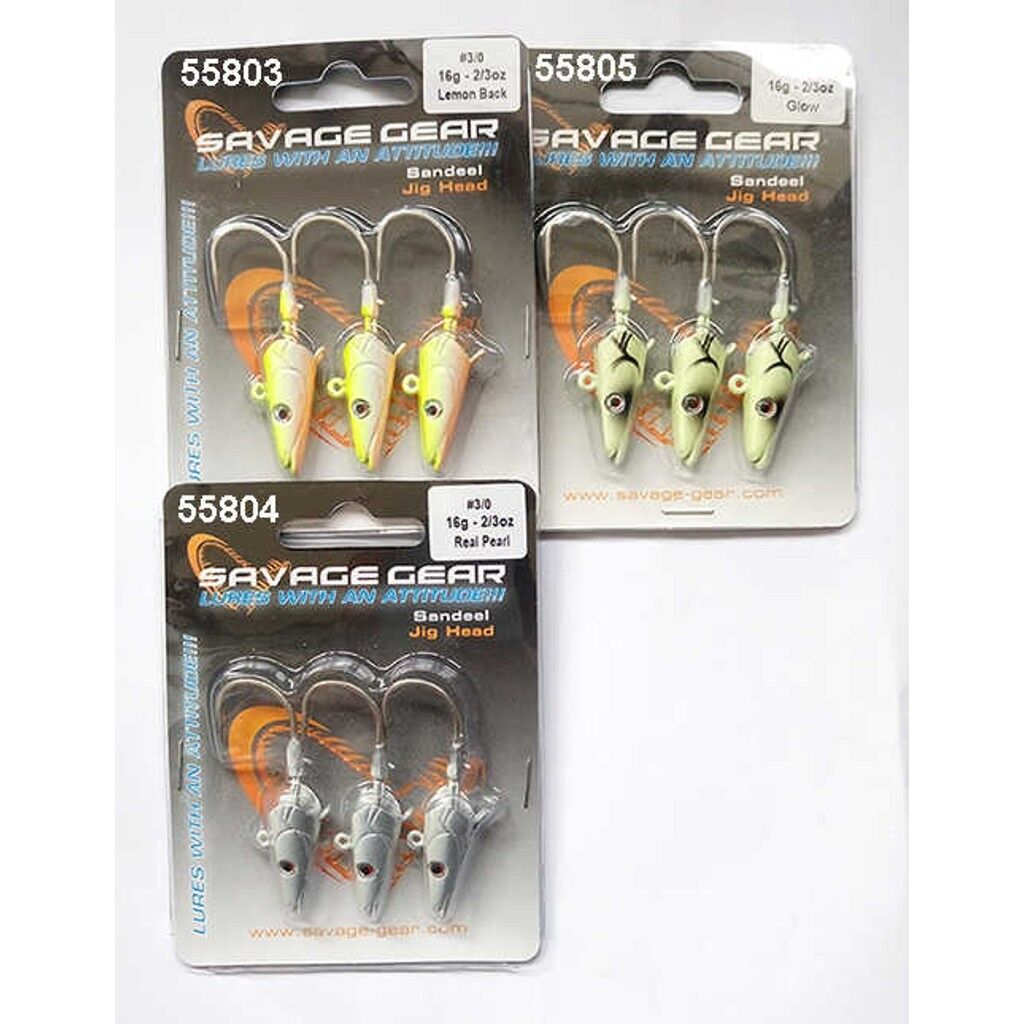 Savagear Sandeel Jig Head 16g 3/0 - 3pcs