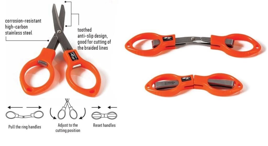Extra Carp Fishing Compact Scissors Makas