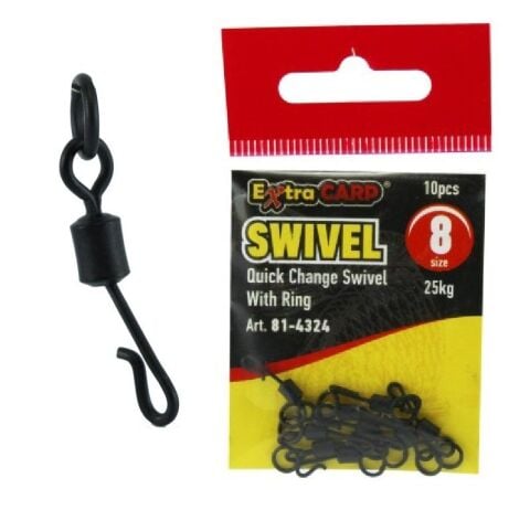 Extra Carp Quick Change Swivel With Ring