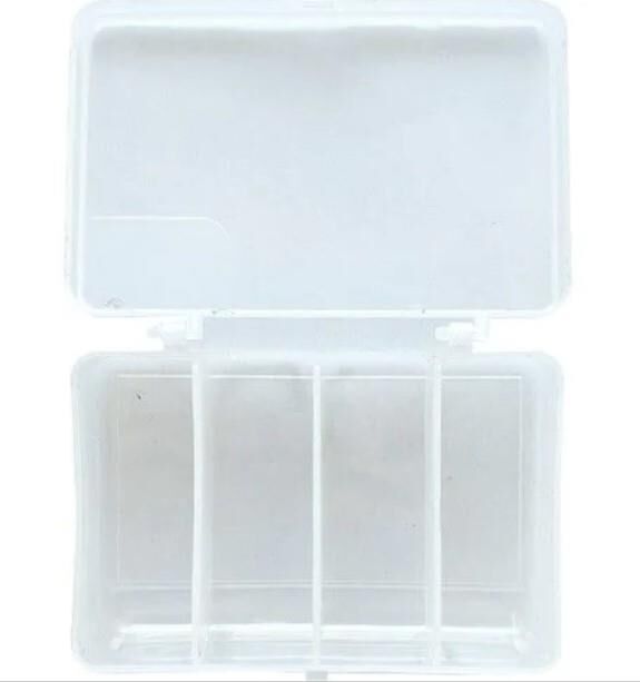 Powerex 4 Bölmeli Şeffaf Organizer Kutu