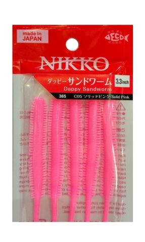 NIKKO SANDWORM FLOATING 8,5cm SOLID PINK #365