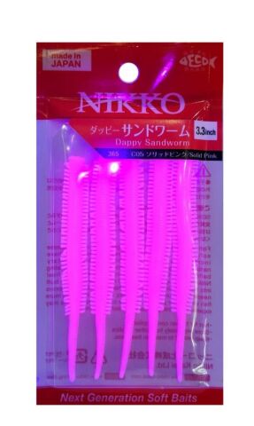 NIKKO SANDWORM FLOATING 8,5cm SOLID PINK #365