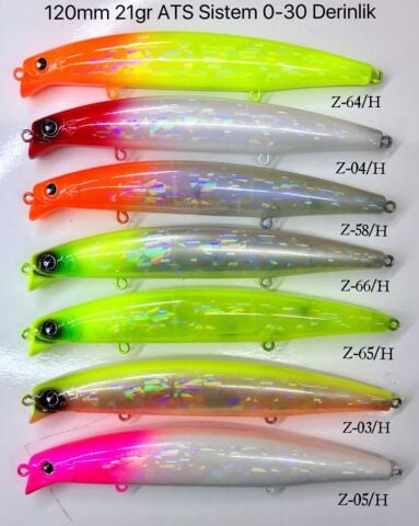 Turk’o Z 120F ATS / 21g – 0-30 Derinlik (Kendo Klips Hediyeli)