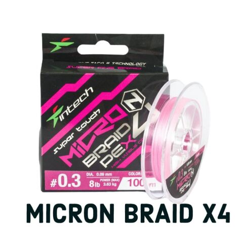 İntech Micro Braid 4x 100mt İp misina