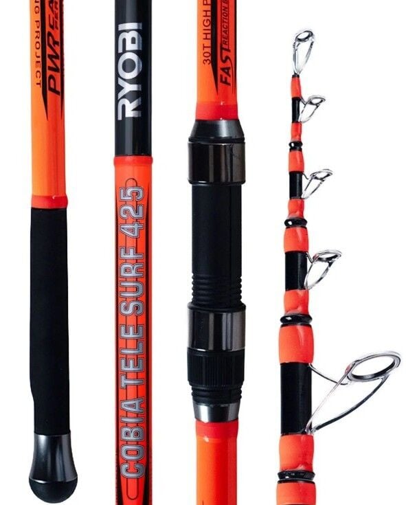 Ryobi Cobia 4.25 cm 100-300GR Teleskopik Surf Olta Kamışı