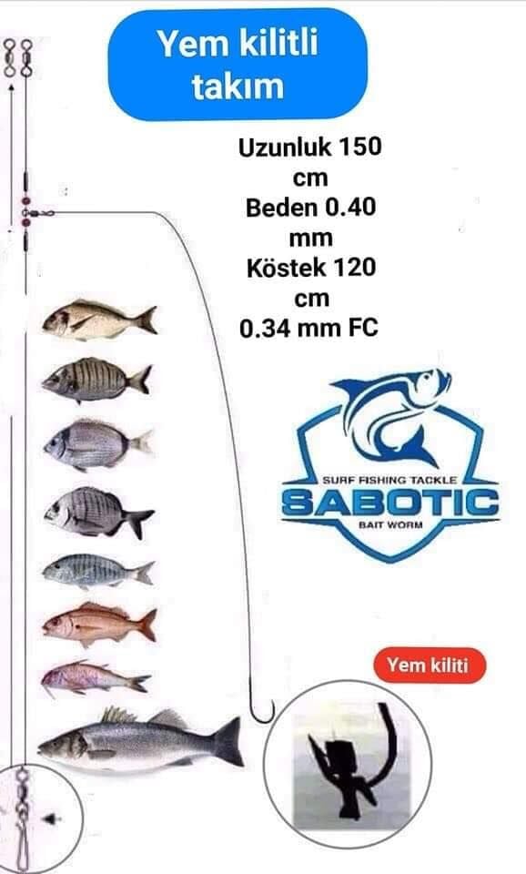 Sabotic Yem Kilitli Takım (Hırsızlı)