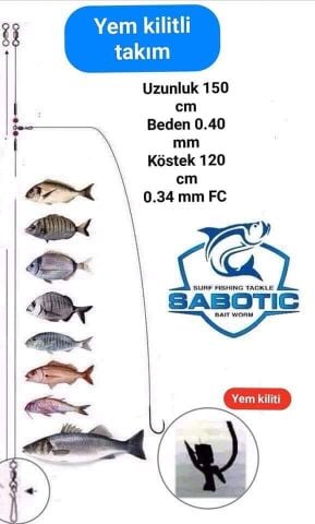 Sabotic Yem Kilitli Takım (Hırsızlı)