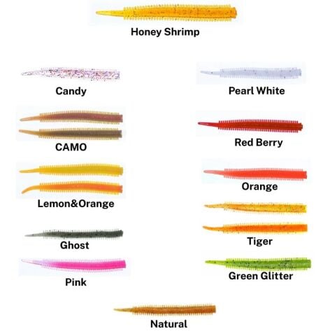 Pandora Perfect Soft Baits Sand Worm 7cm (Kavanozlu Ambalaj)