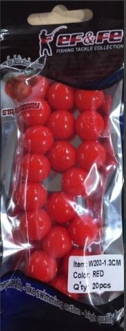 Effe Yüzen Yem  Aromalı Yuvarlak 13mm (20pcs)