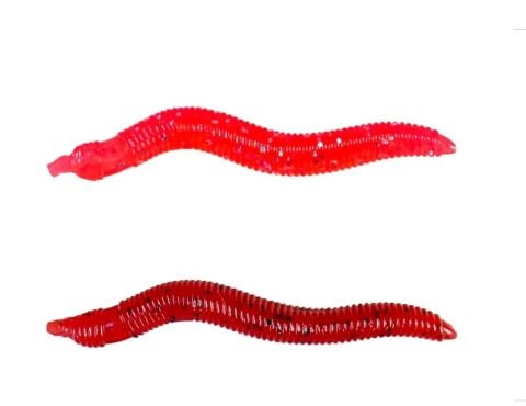 Effe 4 cm Aromalı  Yüzen Solucan silikon yem