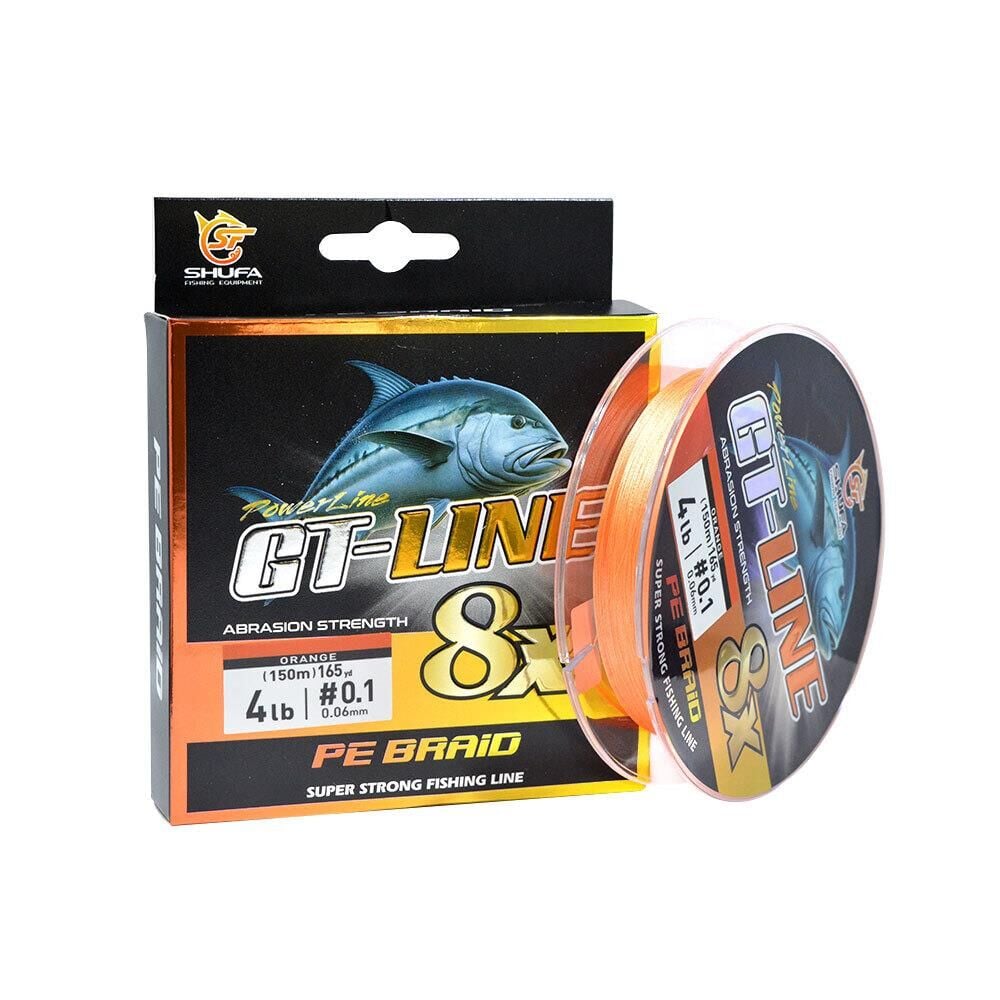Shufa 8X GT Line 300 Mt Light Orange İp Misina