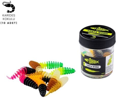 Fishack Tanta  5.5cm 0.9gr Karides Aromalı Silikon Yem