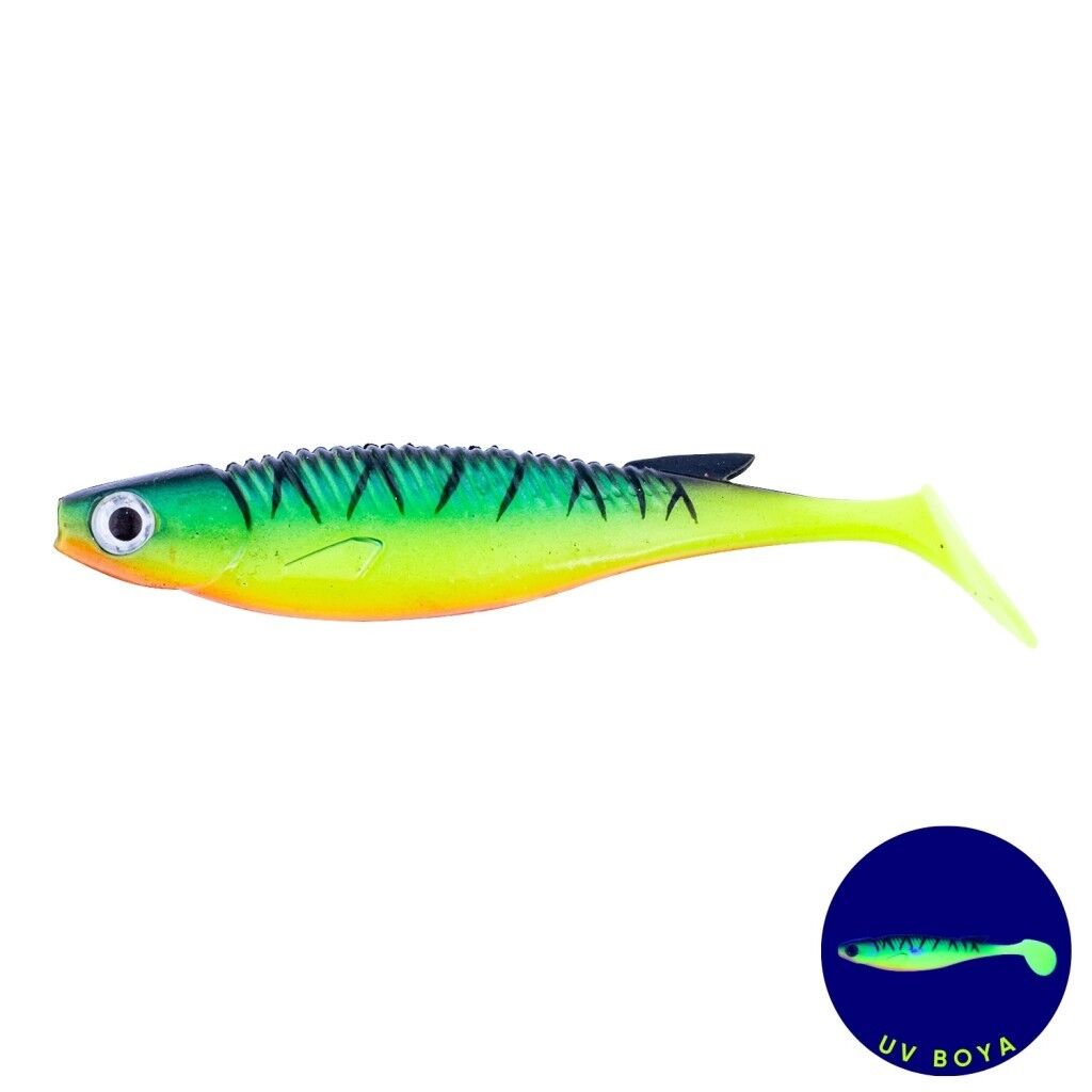 Fishack PredatorX  10 cm 10 gr- UV Boyalı - Firetiger