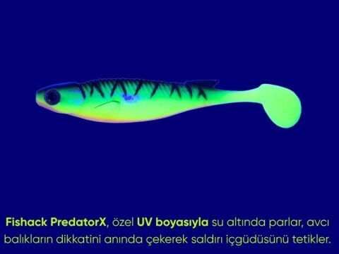 Fishack PredatorX  10 cm 10 gr- UV Boyalı - Firetiger