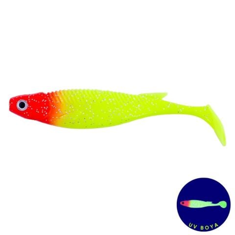 Fishack PredatorX  10 cm 10 gr- UV Boyalı - Chartreuse Red