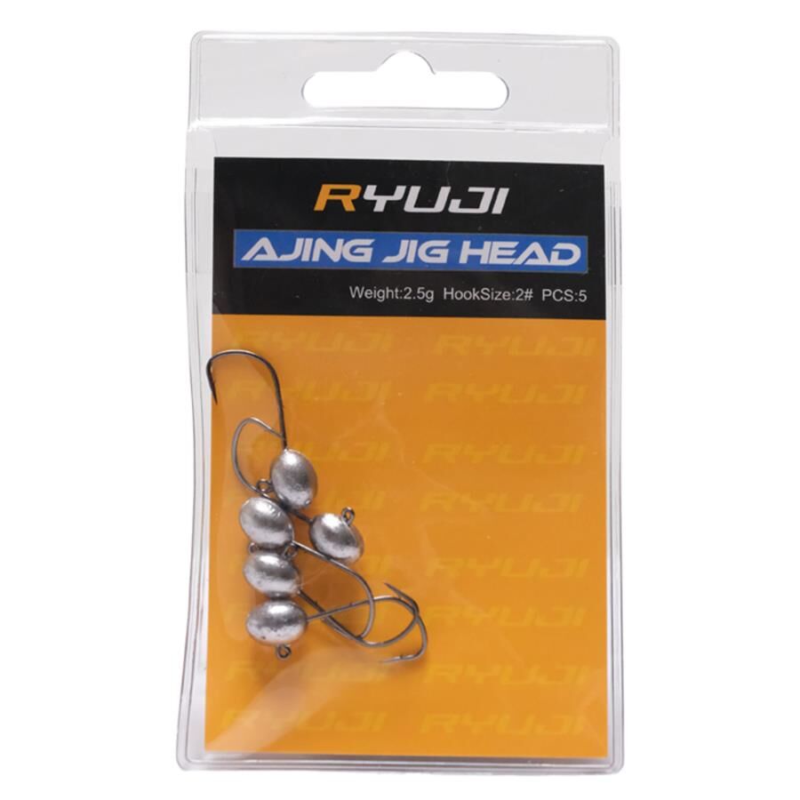 Ryuji Ajing Jig Head 2.5 gr No:4  Zoka (5 Adet)