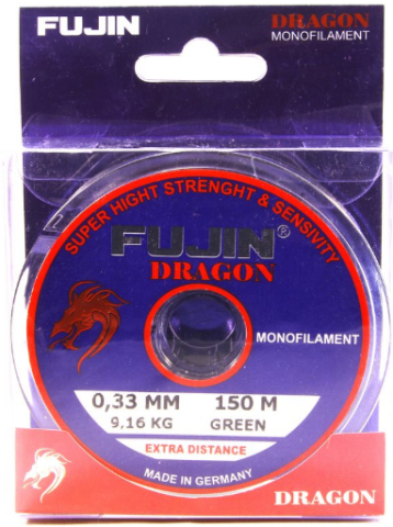 FUJIN Dragon 150mt Misina Green Monofilament