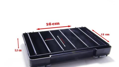FUJIN Tackle Box Çift Taraflı Maket Balık Kutusu