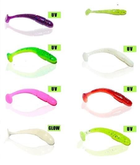 NaniwaOsakaShi Tourmaline 6cm 5Pcs Silikon Yem