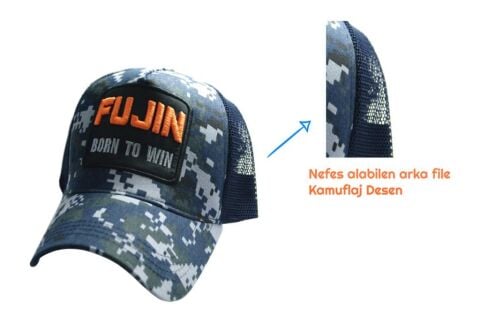 Fujin Kamuflaj Şapka