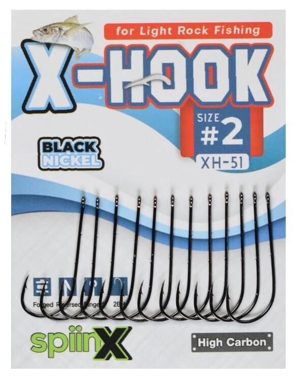 Spiinx X-Hook Tekli Jig Head ve Yem İğnesi No:6